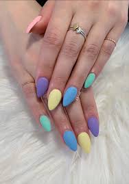 The most common pastel yellow nails material is plastic. Pastel Blue And Yellow Acrylic Nails Page 1 Line 17qq Com