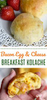 bacon cheese and egg kolache recipe