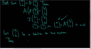 In mathematics, a matrix coefficient (or matrix element) is a function on a group of a special form, which depends on a linear representation of the group and additional data. System Of Linear Equations With Invertible Coefficient Matrix Has A Unique Solution Proof Linear Equations Equations Math Videos