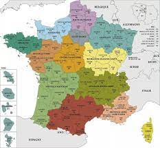 On en a profité pour ajouter les noms des régions qui ont posé problème à la fin d'un exercice. Carte De France Des Regions Carte Des Regions De France Carte De France Carte De France A Imprimer Carte Des Regions