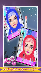 hijab makeup salon makeover game by