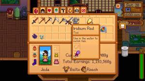 stardew valley how to use fishing tackle