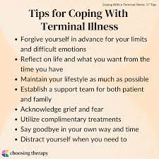 17 tips for coping with a terminal illness