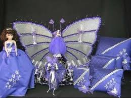 Butterflies are symbolic of transformation, and your quince anos celebrates your transformation into a young woman. Quinceanera Centerpieces Butterfly Theme Purple Silver Toasting Sets Youtube