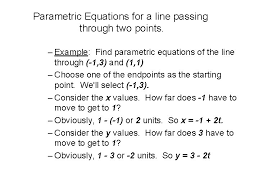 6 parametric equations parametric