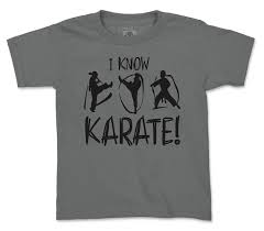 i know karate kids t shirt fruugo ae