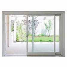 Pristine White 8feet Sliding Glass Door