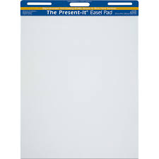 3m Post It Tabletop Easel Pad 20 X 23 White 20 Sheets