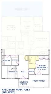 4 Bed Low Country House Plan With Front