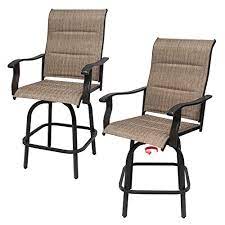 2 pcs outdoor patio bar stools
