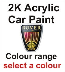 2k Acrylic Rover Car Colours Select Size Colour 2k Rover