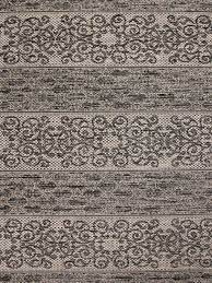 carpet terazza 21114 silver black gr 80x150
