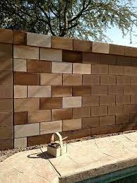 Painting A Cinder Block Wall Gives It A