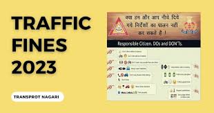 list of traffic fines 2023 transport