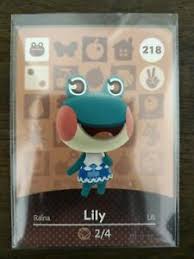 Salsa, and a froggy chair, referencing her species. Animal Crossing Lily Amiibo Card 218 New Authentic Ebay