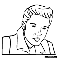 You should use these photograph for backgrounds on computer system with hd. Elvis Presley Coloring Page Free Elvis Presley Online Coloring