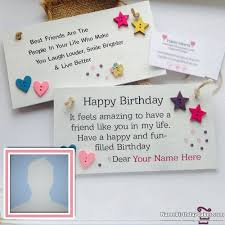 101 holiday messages and wishes to write in your holiday cards. Write Name On Birthday Card With Photo