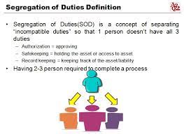 netsuite segregation of duties