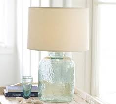 Devin Glass Table Lamp Base Pottery Barn
