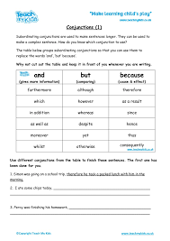 These are considered joiner words or word groups. Subordinating Conjunctions Worksheet Tmk Education