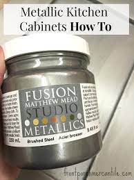 metallic kitchen cabinet how to front