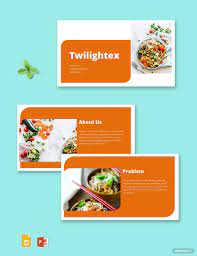 restaurant presentation templates