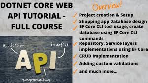 asp net core web api complete course