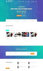 Conference Event Landing Page Template By Website Free