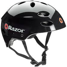 Razor V17 Multi Sport Childs Helmet Glossy Black Walmart Com