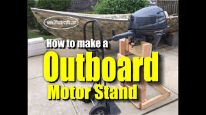 portable outboard motor stand