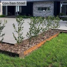 corten garden edging simple to