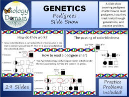 Genetics Pedigrees Slide Show