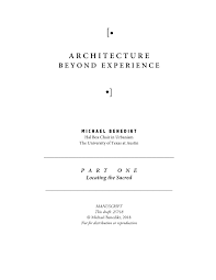 pdf architecture beyond experience