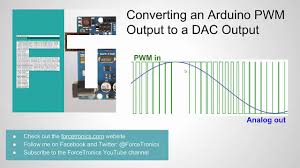 arduino pwm output to a dac output