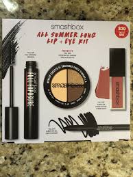 smashbox cosmetics all summer long lip eye kit