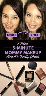 five minute mommy makeup routine