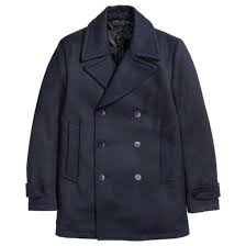 Men S Blue Sea Captain Coat S Jackets