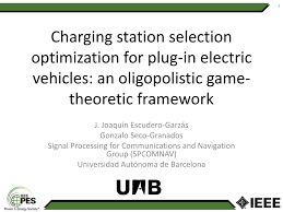 charging station selection optimization