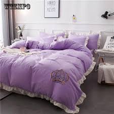 bedding set princess style thick