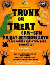 Trunk Or Treat Flyer Template Church Fall Flyer For Trunk Or Treat