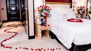 Pick a hotel with oversized bathtubs and rooms with views of the ocean or mountains. Hotel Room Decoration Proposal Package This Magic Moment