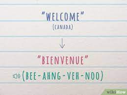 re welcome in french wikihow