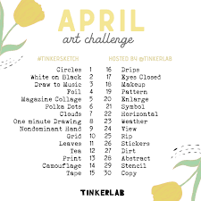 april art challenge tinkerlab