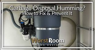 garbage disposal humming how to fix