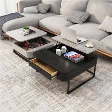 Modern Lift Top Coffee Table Set With