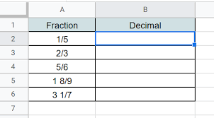 how to convert fraction to decimals in