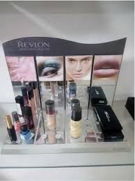 acrylic revlon makeup display stand