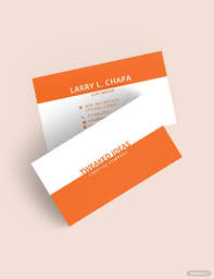 blank business card template in psd