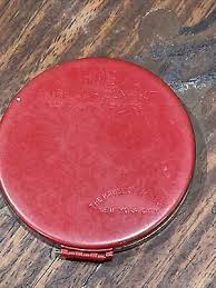 antique tre jur makeup red compact