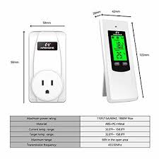 Nashone Wireless Plug In Thermostat
